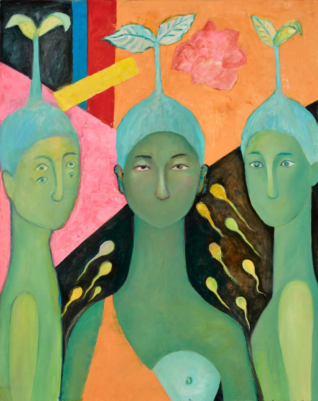 法国评论家Gabrielle：艺术家古里果画作中的「镜像」呈现