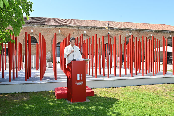 第18届威尼斯国际建筑双年展中国国家馆展览在威尼斯举办开馆活动